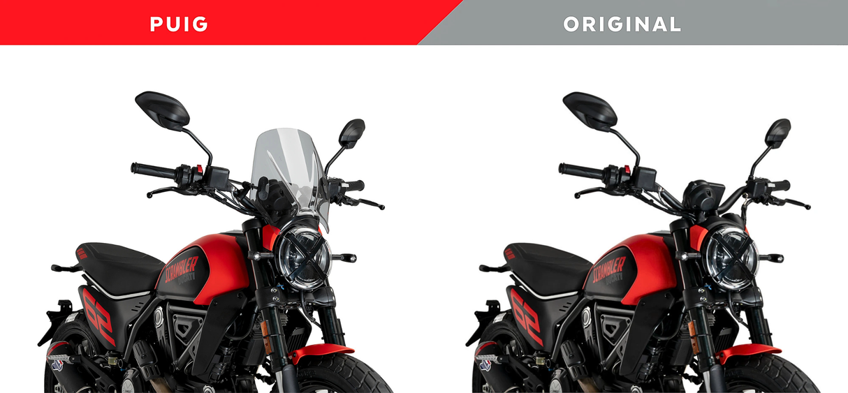 Puig Mito Screen Ducati Naked Bike Range 2006-26 image 4