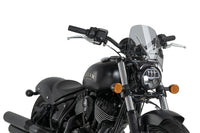 Puig Mito Screen for the Indian Naked Bike Range. Available at Motorcycle Performance Store.
