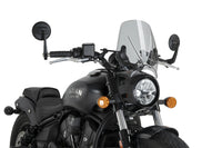 Puig Mito Screen for the Indian Naked Bike Range. Available at Motorcycle Performance Store.