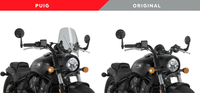 Puig Mito Screen for the Indian Naked Bike Range. Available at Motorcycle Performance Store.