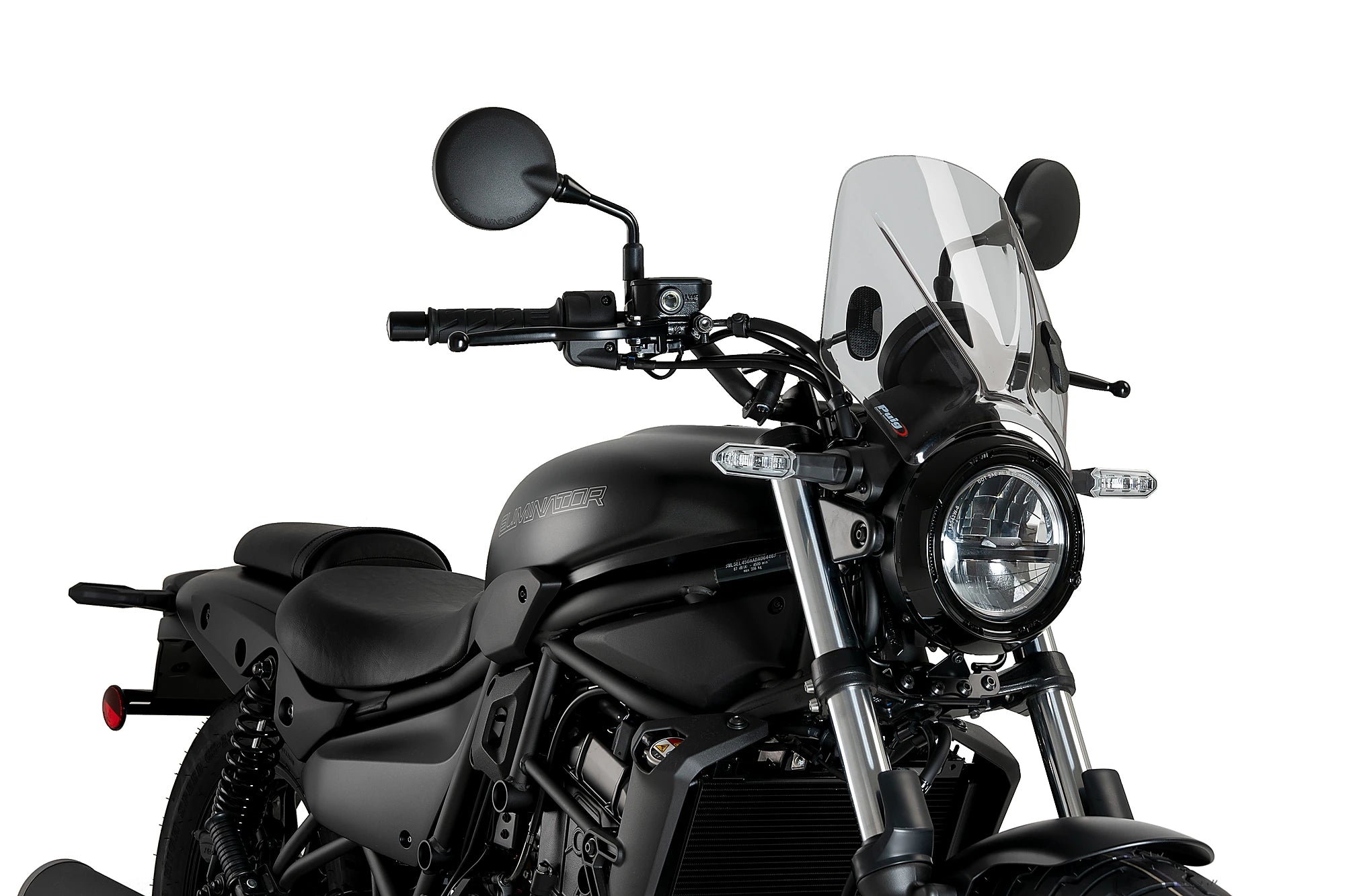 Puig Mito Screen for the Kawasaki Naked Bike Range. Available at Motorcycle Performance Store.