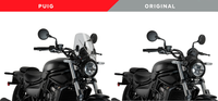Puig Mito Screen for the Kawasaki Naked Bike Range. Available at Motorcycle Performance Store.