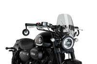 Puig Mito Screen for the Keeway Naked Bike Range. Available at Motorcycle Performance Store.