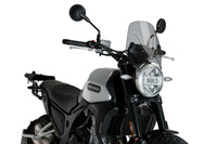 Puig Mito Screen for the Macbor Eight Mile 500 (Street/Scrambler). Available at Motorcycle Performance Store.