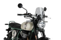 Puig Mito Screen for the Royal Enfield Naked Bike Range. Available at Motorcycle Performance Store.