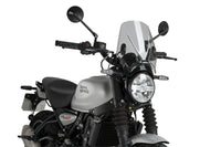 Puig Mito Screen for the Royal Enfield Naked Bike Range. Available at Motorcycle Performance Store.