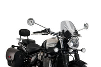 Puig Mito Screen for the Triumph Naked Bike Range. Available at Motorcycle Performance Store.