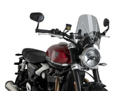Puig Mito Screen for the Triumph Naked Bike Range. Available at Motorcycle Performance Store.