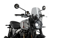 Puig Mito Screen for the Triumph Naked Bike Range. Available at Motorcycle Performance Store.