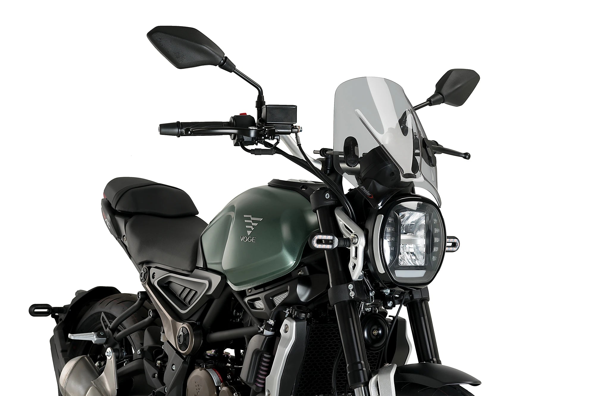 Puig Mito Screen for the Voge 300 AC/ACX. Available at Motorcycle Performance Store.
