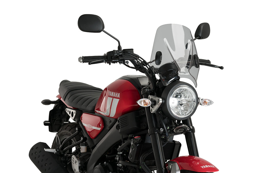 Puig Mito Screen for the Yamaha Naked Bike Range. Available at Motorcycle Performance Store.