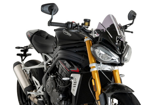 PUIG New Generation Sport Screen Triumph Speed Triple 1200 RS 2021-24 - Motorcycle Performance Store 