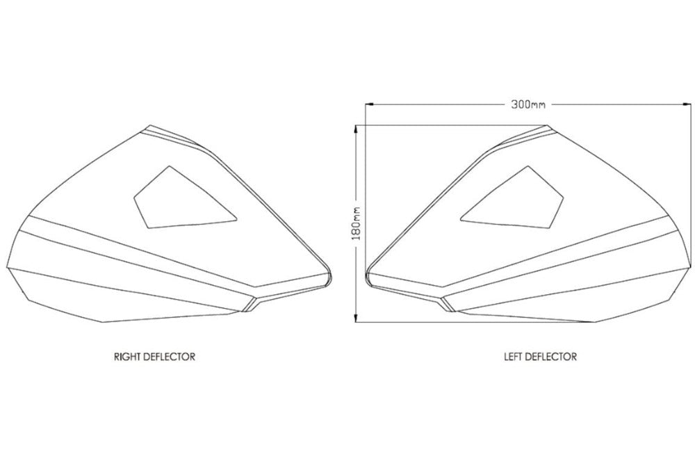 PUIG Upper Deflectors BMW R1250GS 2018-24 - Motorcycle Performance Store 