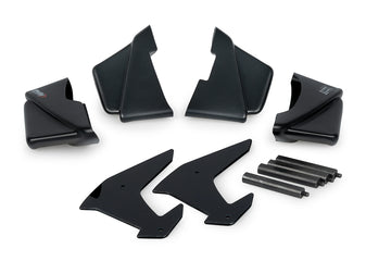 Puig Downforce Spoilers for the Kawasaki ZH2 (2020-26). Available at Motorcycle Performance Store.