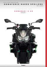 Puig Downforce Naked Spoilers | Kawasaki ZH2 (SE) 2020-26