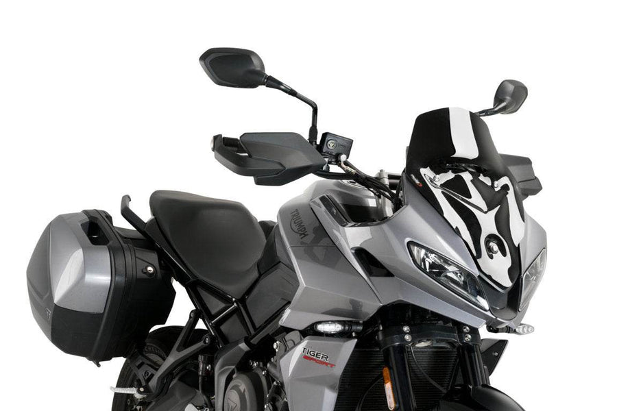 Puig Sport Screen | Black Triumph Tiger Sport 660 2022-25 - Motorcycle Performance Store