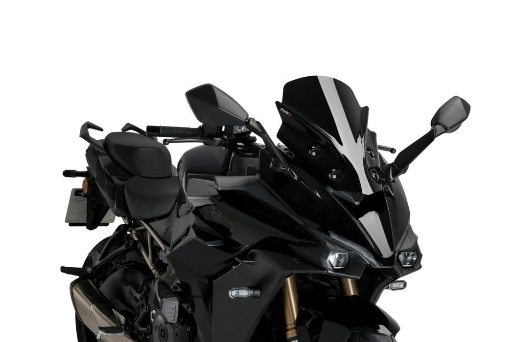 Puig Sport Screen | Black Suzuki GSX-S1000GT 2022-24 - Motorcycle Performance Store 