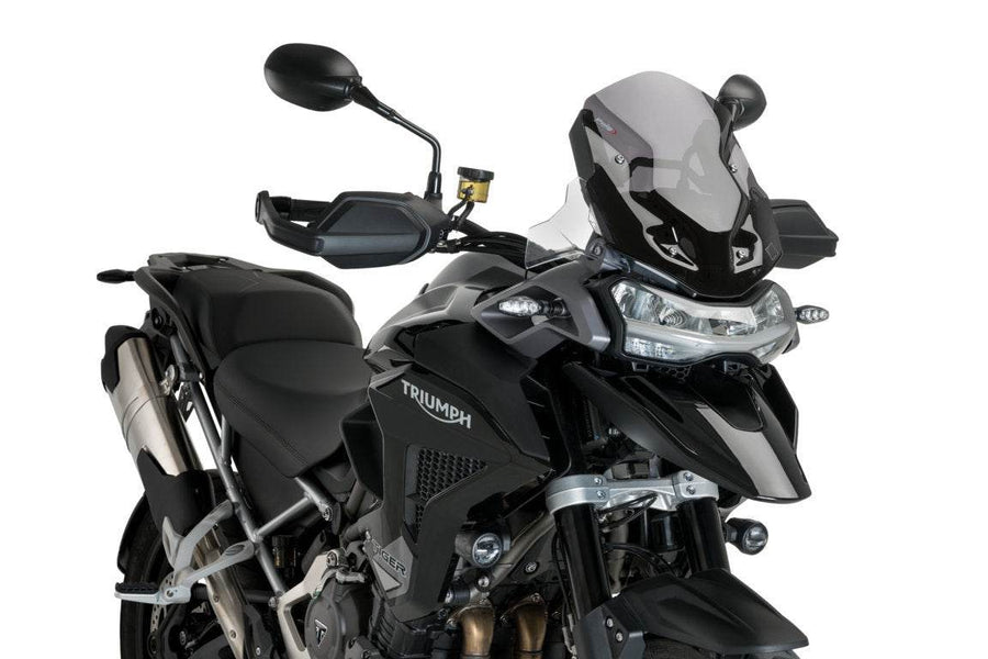 Puig Sport Screen | Dark Smoke Triumph Tiger 1200 2022-25 - Motorcycle Performance Store