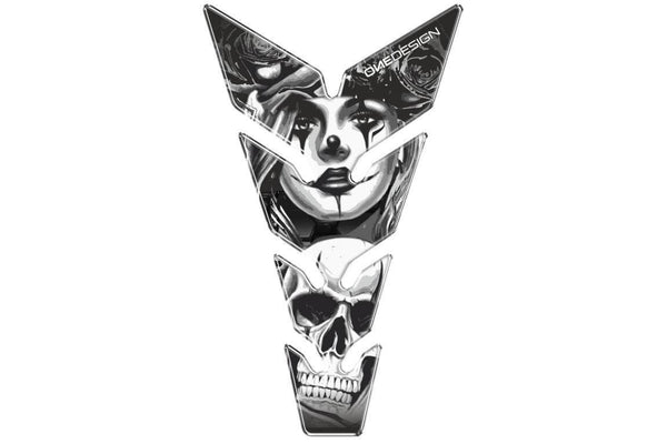 Puig Skull & Poker Tank Protector - Motorcycle Performance Store