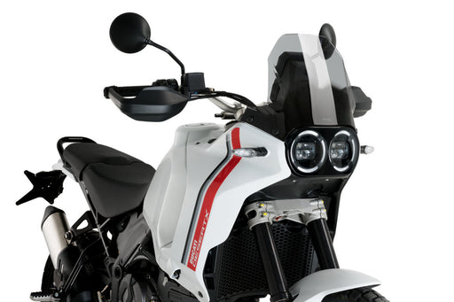 Puig Sport Screen | Light Smoke Ducati Desert-X 2022-24 - Motorcycle Performance Store 