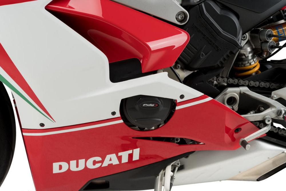 Puig Track Engine Covers Ducati Panigale V4 2018-24 - Motorcycle Performance Store 