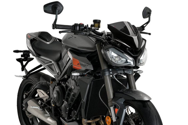 Puig Sport Screen Triumph Street Triple 765 R / RS 2023-25 - Motorcycle Performance Store