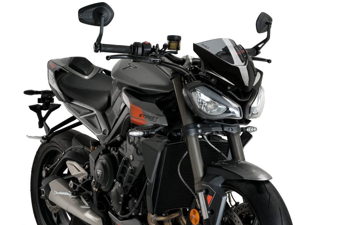 Puig Sport Screen Triumph Street Triple 765 R / RS 2023-25 - Motorcycle Performance Store