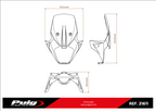 Puig Touring Screen for the KTM 790 Adventure (R). Available at Motorcycle Performance Store.