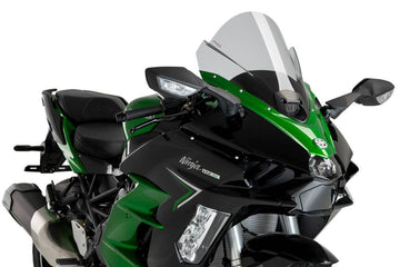 PUIG Z Racing Screen Kawasaki Ninja H2 SX (SE) 2023-25 - Motorcycle Performance Store