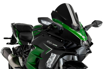 PUIG Z Racing Screen Kawasaki Ninja H2 SX (SE) 2023-25 - Motorcycle Performance Store