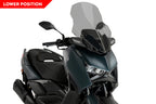 Puig V-Tech Touring Screen for the Yamaha X-Max 125 (2023-26) Available at Motorcycle Performance Store.