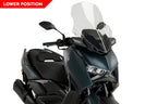 Puig V-Tech Touring Screen for the Yamaha X-Max 125 (2023-26) Available at Motorcycle Performance Store.