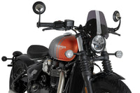 Puig Clear sport screen Triumph Bonneville Bobber. Available at Motorcycle Performance Store
