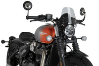 Puig Clear sport screen Triumph Bonneville Bobber. Available at Motorcycle Performance Store