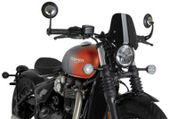 Puig Clear sport screen Triumph Bonneville Bobber. Available at Motorcycle Performance Store