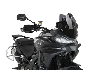 Puig Dark Smoke sport screen CF Moto 700 MT 2025-26 motorcycle windscreen short sport visor 
