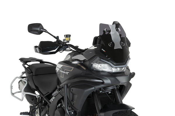 Puig Dark Smoke sport screen CF Moto 700 MT 2025-26 motorcycle windscreen short sport visor 