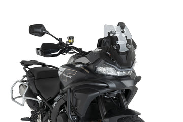 Puig Light Smoke sport screen CF Moto 700 MT 2025-26 motorcycle windscreen short sport visor 
