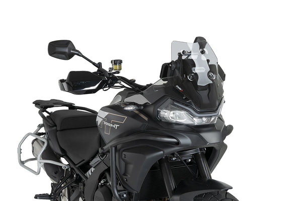 Puig Light Smoke sport screen CF Moto 700 MT 2025-26 motorcycle windscreen short sport visor 