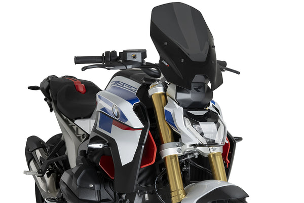 Puig New Generation Touring Screen for the BMW R1300R, Available at Motorcycle Performance Store