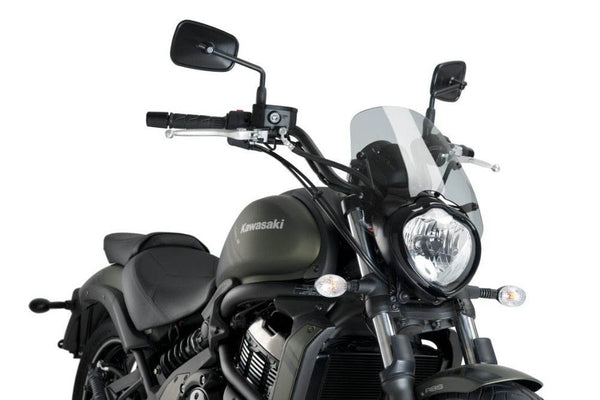 Puig New Generation Sport Screen Kawasaki VN650 Vulcan S (Cafe) 2015-25 - Motorcycle Performance Store