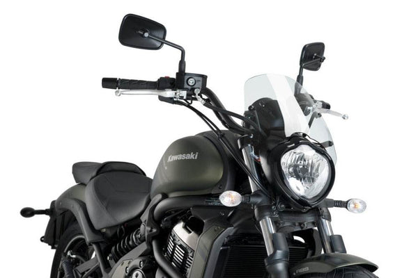 Puig New Generation Sport Screen Kawasaki VN650 Vulcan S (Cafe) 2015-25 - Motorcycle Performance Store