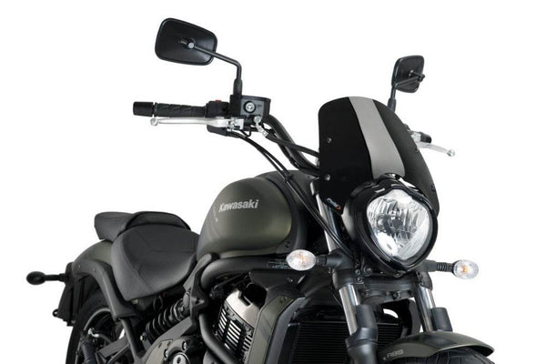Puig New Generation Sport Screen Kawasaki VN650 Vulcan S (Cafe) 2015-25 - Motorcycle Performance Store