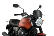 Puig Front Plate for the Moto Guzzi V7. Available at Motorcycle Performance Store.