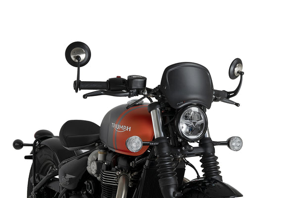 Puig Front Plate for the BSA Gold Star 650. Available at Motorcycle Performance Store.