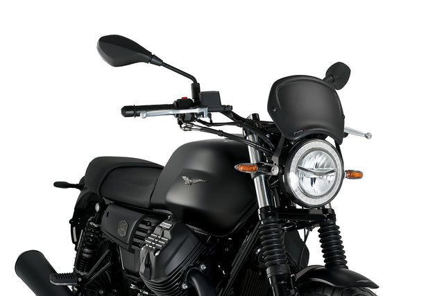 Puig Front Plate for the Moto Guzzi V7 Stone 750. Available at Motorcycle Performance Store.