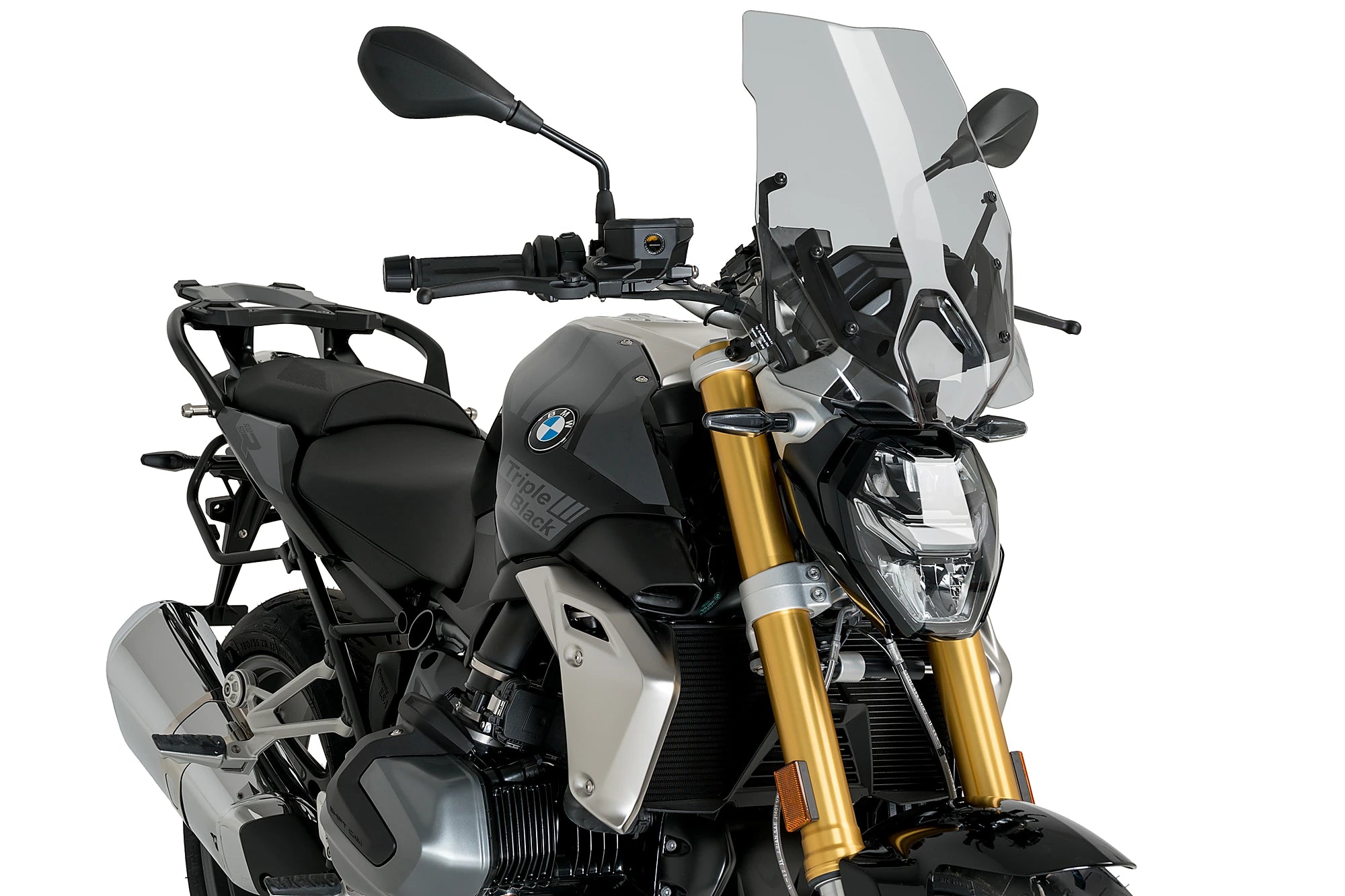 Puig Touring Screen for the BMW R1250R (2018-25). Available at Motorcycle Performance Store.