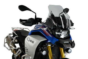 Puig Touring Screen for the BMW F750GS (2018-24). Available at Motorcycle Performance Store.