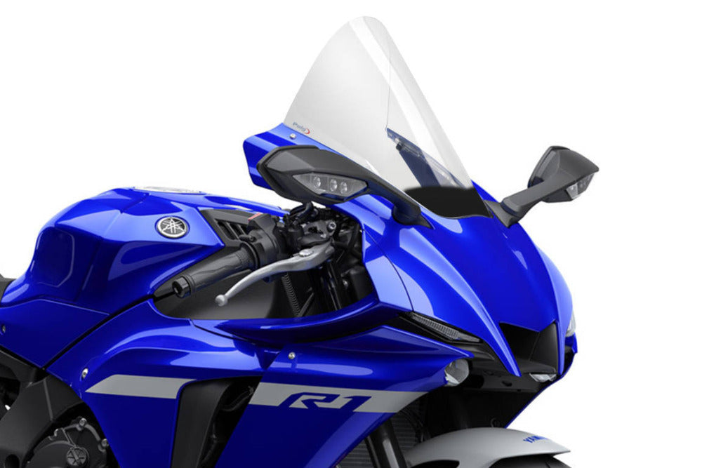 Puig R-Racer Screen Yamaha YZF-R1 (M) 2020-24 - Motorcycle Performance Store 