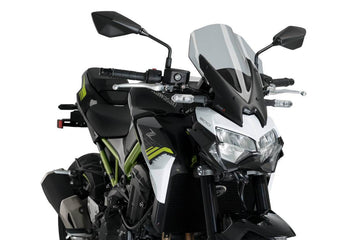 PUIG New Generation Touring Screen - Kawasaki Z900 (SE) 2020-24 - Motorcycle Performance Store